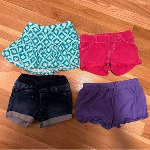 Bundle of Girls Size 4T Shorts/Skorts